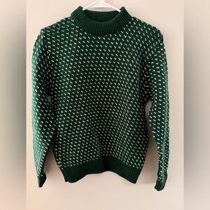 Vintage Fall River Knitting Mills Wool Blend Nordic Knit Women’s Sweater